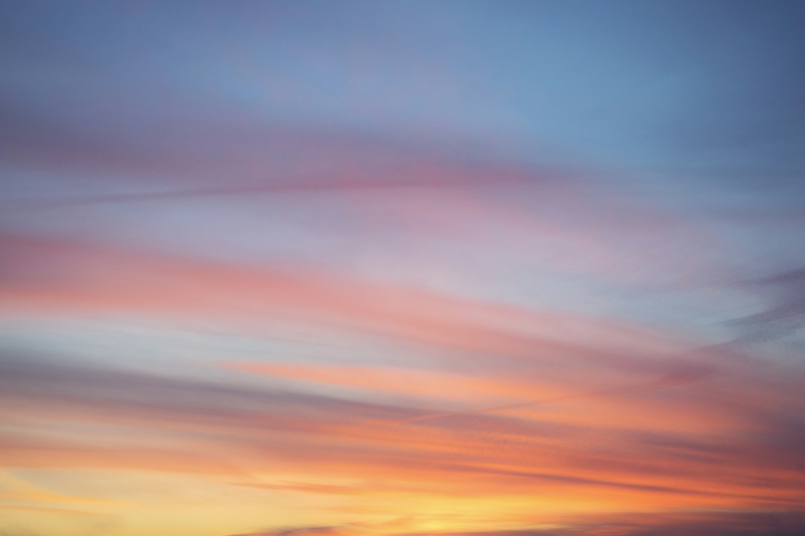 Orange And Blue Sky During Sunset Jigsaw Puzzle Free Online Jigsaw Puzzle